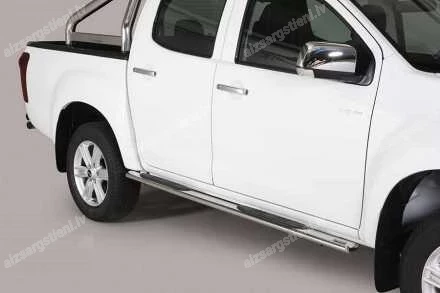 MISUTONIDA OVAL SIDE BARS WITH PLASTIC FOOTSTEPS ISUZU D-Max