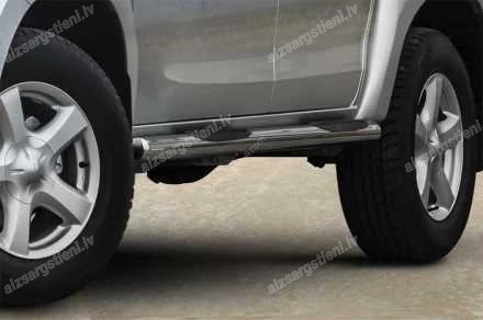STEELER ROUND SIDE BARS WITH PLASTIC FOOTSTEPS