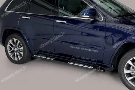 MISUTONIDA OVAL SIDE BARS WITH INTEGRATED PLASTIC FOOTSTEPS JEEP Grand Cherokee