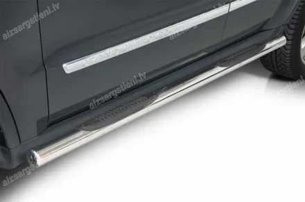 STEELER ROUND SIDE BARS WITH PLASTIC FOOTSTEPS