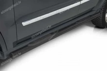 STEELER ROUND SIDE BARS WITH PLASTIC FOOTSTEPS