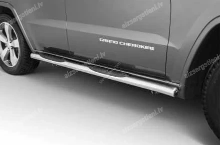 STEELER ROUND SIDE BARS WITH PLASTIC FOOTSTEPS