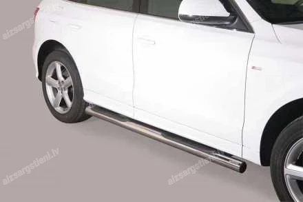 MISUTONIDA ROUND SIDE BARS WITH PLASTIC FOOTSTEPS AUDI Q5
