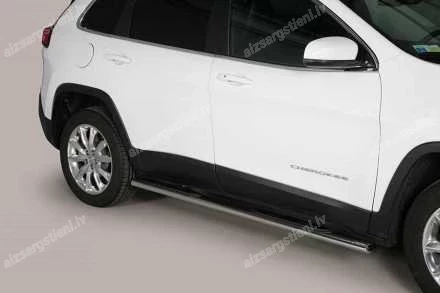 MISUTONIDA OVAL SIDE BARS WITH PLASTIC FOOTSTEPS JEEP Cherokee