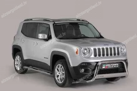 MISUTONIDA OVAL SIDE BARS WITH INTEGRATED PLASTIC FOOTSTEPS JEEP Renegade