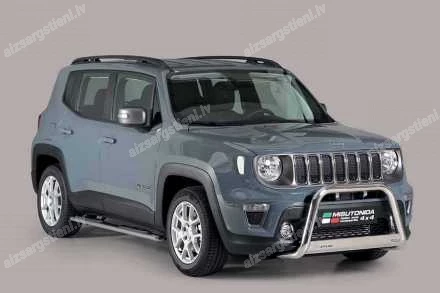 MISUTONIDA OVAL SIDE BARS WITH PLASTIC FOOTSTEPS JEEP Renegade