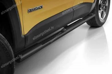 STEELER ROUND SIDE BARS WITH INTEGRATED FOOTSTEPS