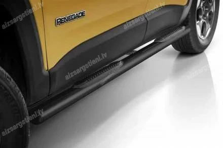 STEELER ROUND SIDE BARS WITH PLASTIC FOOTSTEPS JEEP Renegade