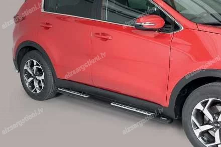 MISUTONIDA OVAL SIDE BARS WITH INTEGRATED PLASTIC FOOTSTEPS