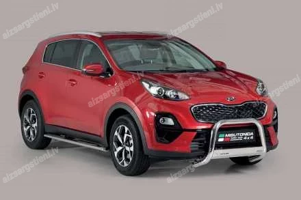 MISUTONIDA OVAL SIDE BARS WITH PLASTIC FOOTSTEPS KIA Sportage