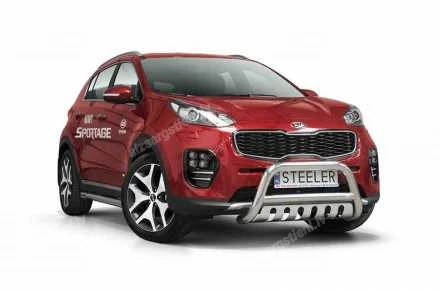 STEELER A BAR WITH CROSSBAR AND AXLE-PLATE KIA Sportage