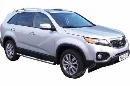 MISUTONIDA ROUND SIDE BARS WITH PLASTIC FOOTSTEPS KIA Sorento