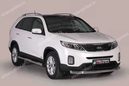 MISUTONIDA ROUND SIDE BARS WITH PLASTIC FOOTSTEPS KIA Sorento