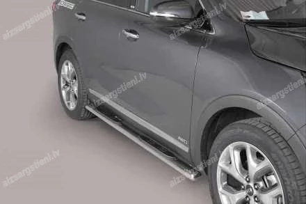MISUTONIDA OVAL SIDE BARS WITH PLASTIC FOOTSTEPS KIA Sorento