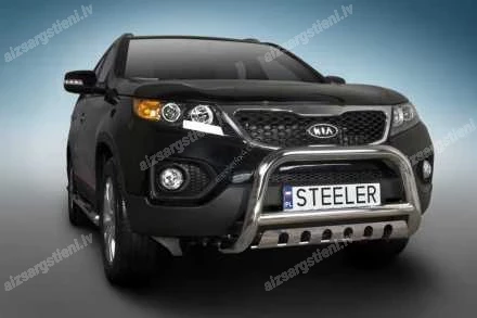STEELER PRIEKŠĒJAIS A FORMAS AIZSARGSTIENIS AR ŠĶĒRSSTIENI UN AIZSARGPLĀKSNI