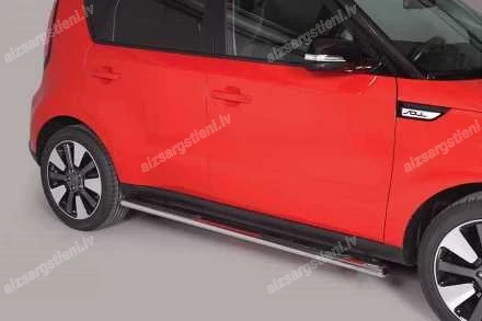 MISUTONIDA OVAL SIDE BARS WITH PLASTIC FOOTSTEPS KIA Soul