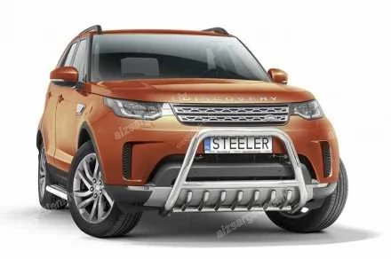 STEELER PRIEKŠĒJAIS A FORMAS AIZSARGSTIENIS AR ŠĶĒRSSTIENI UN AIZSARGRIBĀM LAND ROVER Discovery