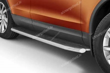 STEELER ROUND SIDE PROTECTION BARS FOR OEM SIDE STEPS