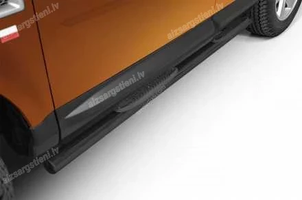 STEELER ROUND SIDE BARS WITH PLASTIC FOOTSTEPS