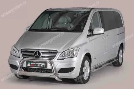 MISUTONIDA OVAL SIDE BARS WITH PLASTIC FOOTSTEPS MERCEDES-BENZ V-Class, MERCEDES-BENZ Vito / Viano