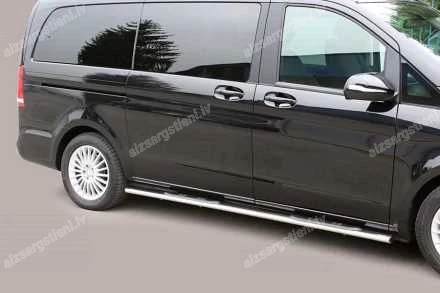 MISUTONIDA OVAL SIDE BARS WITH PLASTIC FOOTSTEPS MERCEDES-BENZ V-Class, MERCEDES-BENZ Vito / Viano