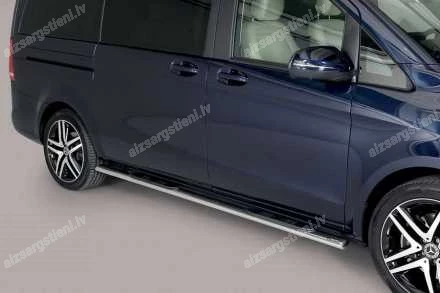 MISUTONIDA OVAL SIDE BARS WITH PLASTIC FOOTSTEPS MERCEDES-BENZ V-Class, MERCEDES-BENZ Vito / Viano