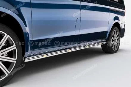 METEC ROUND SIDE PROTECTION BARS WITH ADDITIONAL LED BODY LIGHTS (L3 WHEELBASE)