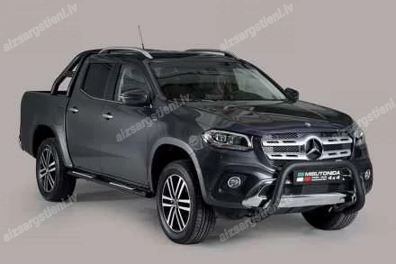 MISUTONIDA OVAL SIDE BARS WITH INTEGRATED PLASTIC FOOTSTEPS MERCEDES-BENZ X-Class