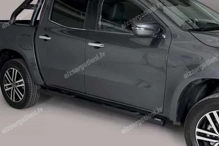 MISUTONIDA ROUND SIDE BARS WITH PLASTIC FOOTSTEPS