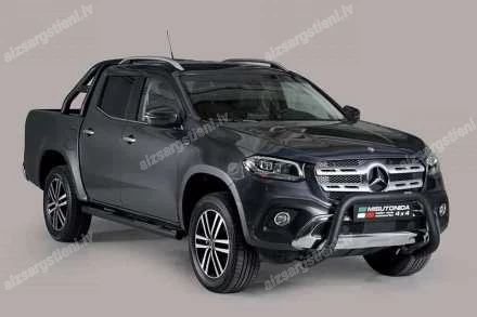 MISUTONIDA ROUND SIDE BARS WITH PLASTIC FOOTSTEPS MERCEDES-BENZ X-Class