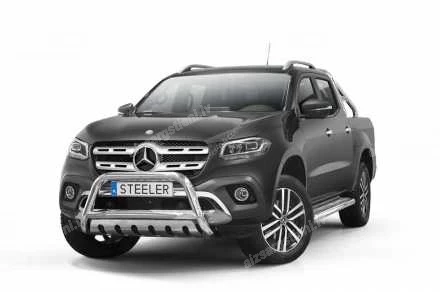 STEELER A BAR WITH CROSSBAR AND AXLE-PLATE MERCEDES-BENZ X-Class