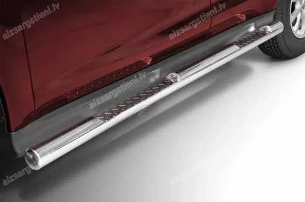 STEELER ROUND SIDE BARS WITH INTEGRATED FOOTSTEPS