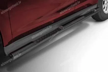 STEELER ROUND SIDE BARS WITH INTEGRATED FOOTSTEPS
