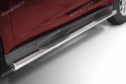 STEELER ROUND SIDE BARS WITH PLASTIC FOOTSTEPS MITSUBISHI ASX