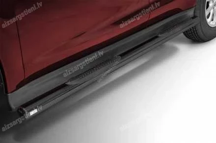 STEELER ROUND SIDE BARS WITH PLASTIC FOOTSTEPS MITSUBISHI ASX