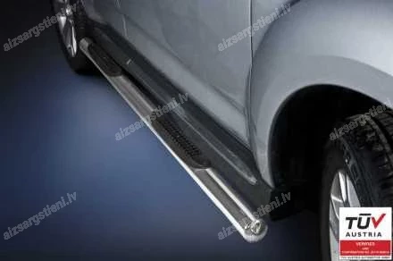 STEELER ROUND SIDE BARS WITH PLASTIC FOOTSTEPS