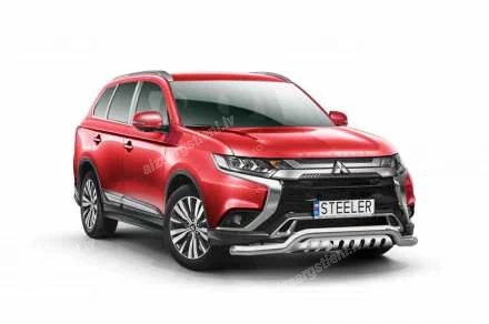 STEELER LOW BAR WITH AXLE-PLATE MITSUBISHI Outlander