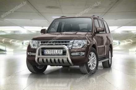 STEELER A BAR WITH CROSSBAR AND AXLE-PLATE MITSUBISHI Pajero