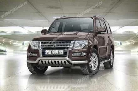STEELER LOW BAR WITH AXLE-PLATE MITSUBISHI Pajero