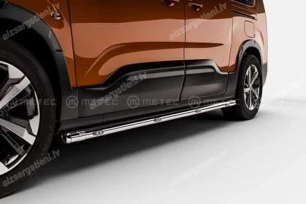 METEC ROUND SIDE PROTECTION BARS WITH ADDITIONAL LED BODY LIGHTS (L1 WHEELBASE)