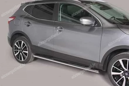 MISUTONIDA OVAL SIDE BARS WITH PLASTIC FOOTSTEPS NISSAN Qashqai