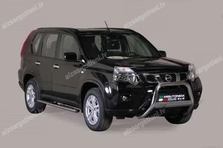 MISUTONIDA OVAL SIDE BARS WITH PLASTIC FOOTSTEPS NISSAN X-Trail