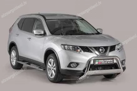 MISUTONIDA OVAL SIDE BARS WITH INTEGRATED PLASTIC FOOTSTEPS NISSAN X-Trail
