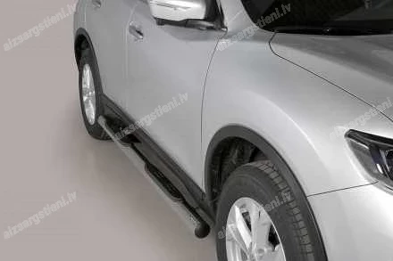 MISUTONIDA ROUND SIDE BARS WITH PLASTIC FOOTSTEPS