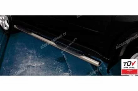STEELER ROUND SIDE BARS WITH PLASTIC FOOTSTEPS