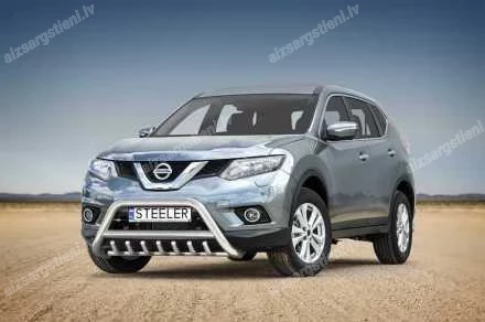 STEELER PRIEKŠĒJAIS A FORMAS AIZSARGSTIENIS AR ŠĶĒRSSTIENI UN AIZSARGRIBĀM NISSAN X-Trail