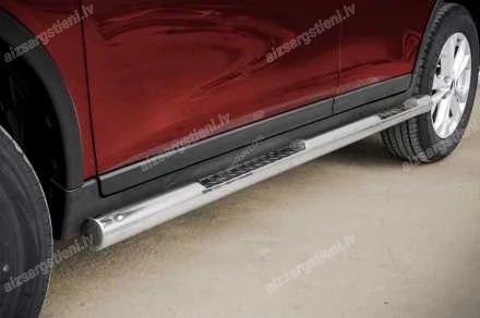 STEELER ROUND SIDE BARS WITH INTEGRATED FOOTSTEPS