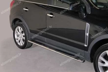 MISUTONIDA OVAL SIDE BARS WITH PLASTIC FOOTSTEPS OPEL Antara