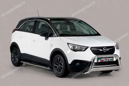 MISUTONIDA OVAL SIDE BARS WITH PLASTIC FOOTSTEPS OPEL Crossland X