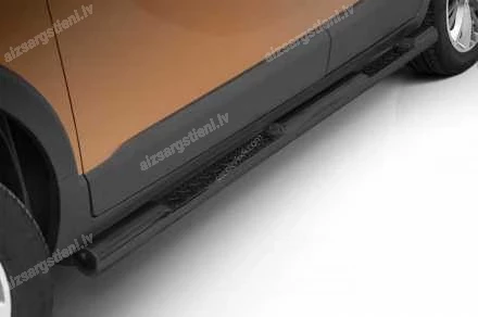 STEELER ROUND SIDE BARS WITH INTEGRATED FOOTSTEPS